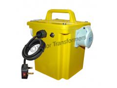 50 VOLT 500VA IP44 PORTABLE TRANSFORMER FOR 50V LIGHTING AND HAND LAMPS IP44